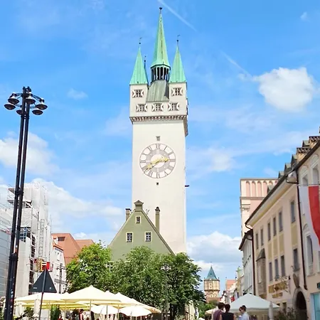 公寓 Gadd 001 Glueck An Der Donau I Deluxe 24 H Check-in 施特劳宾